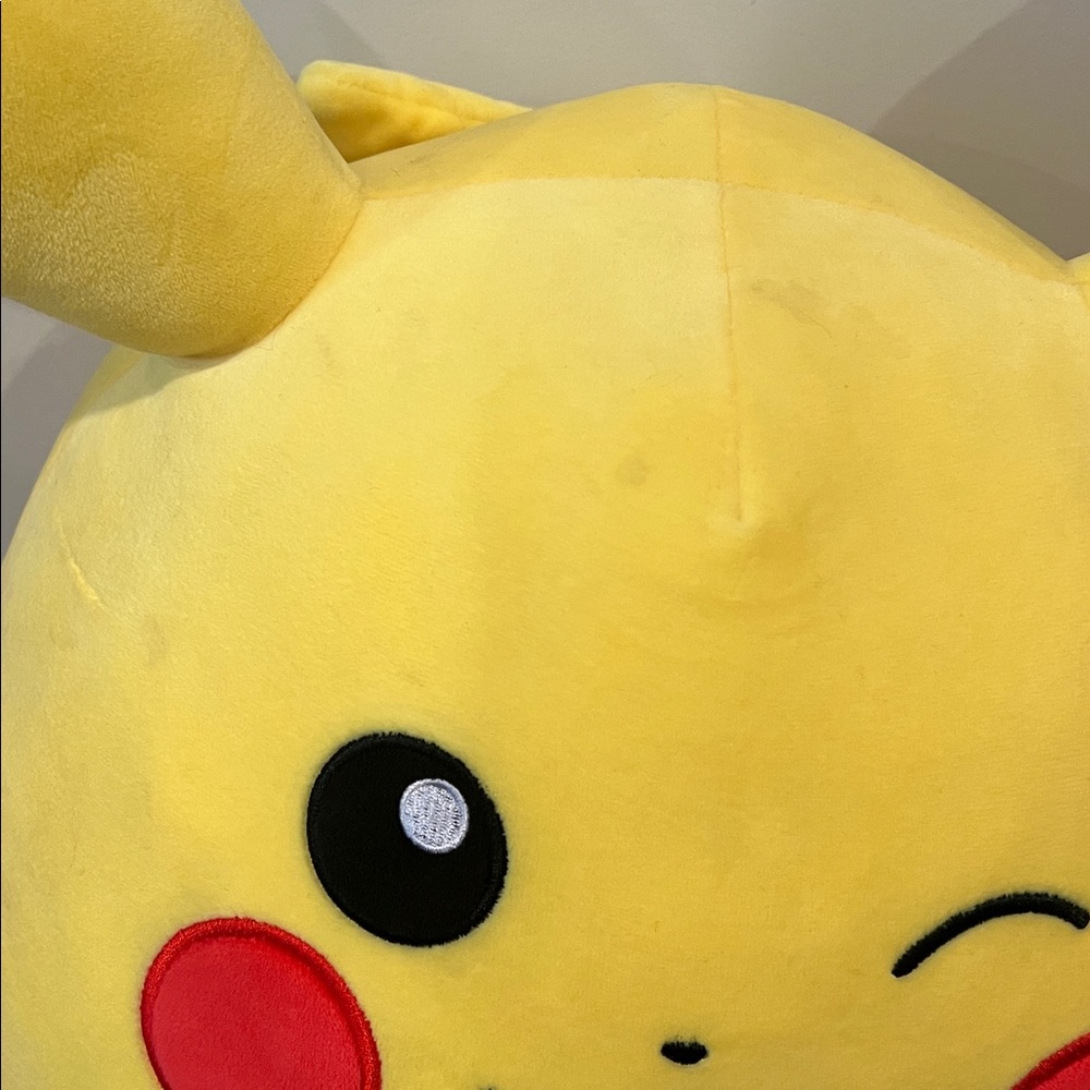 Squishmallow 14” Winking Pikachu, RARE - Picture 3 of 9